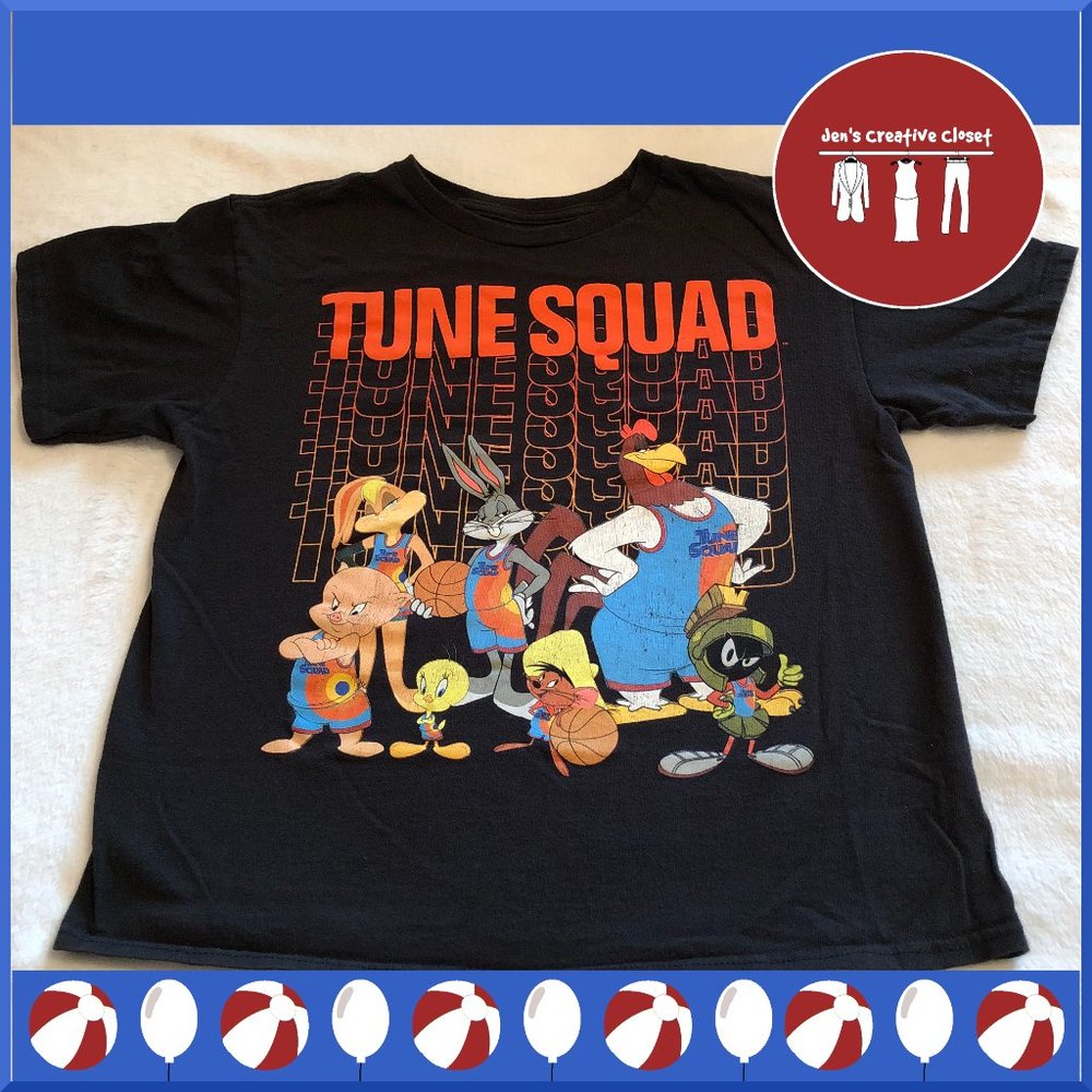 Boy's Space Jam A New Legacy Tune Squad Looney Tunes Black Tee